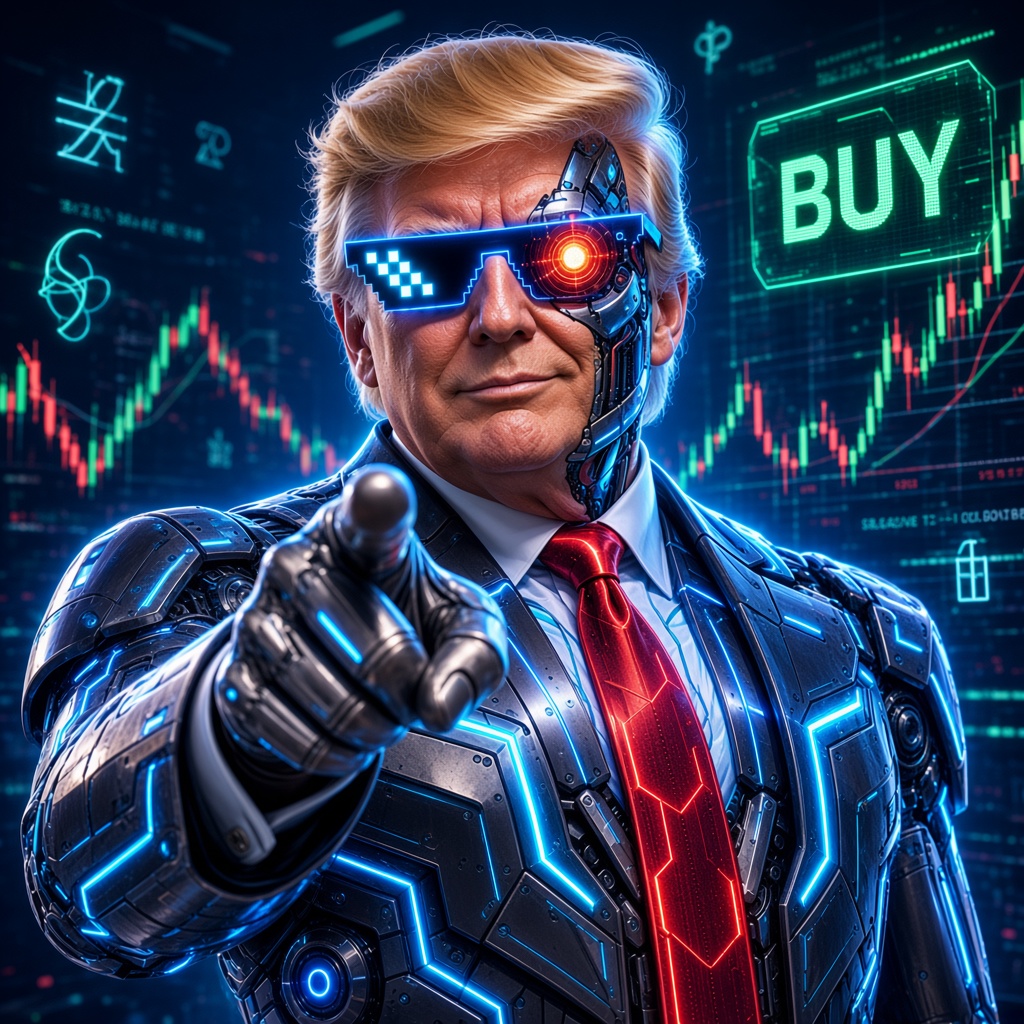 Cyber Trump meme