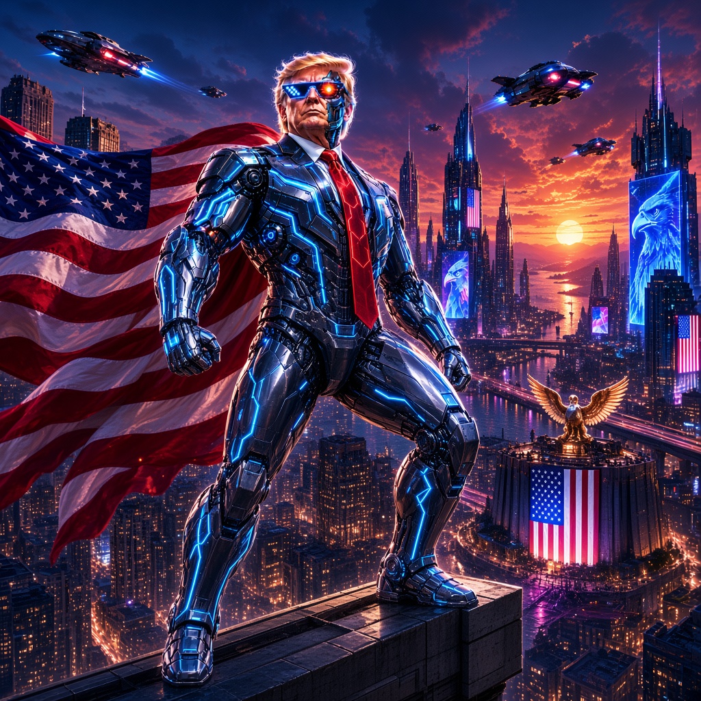Cyber Trump meme