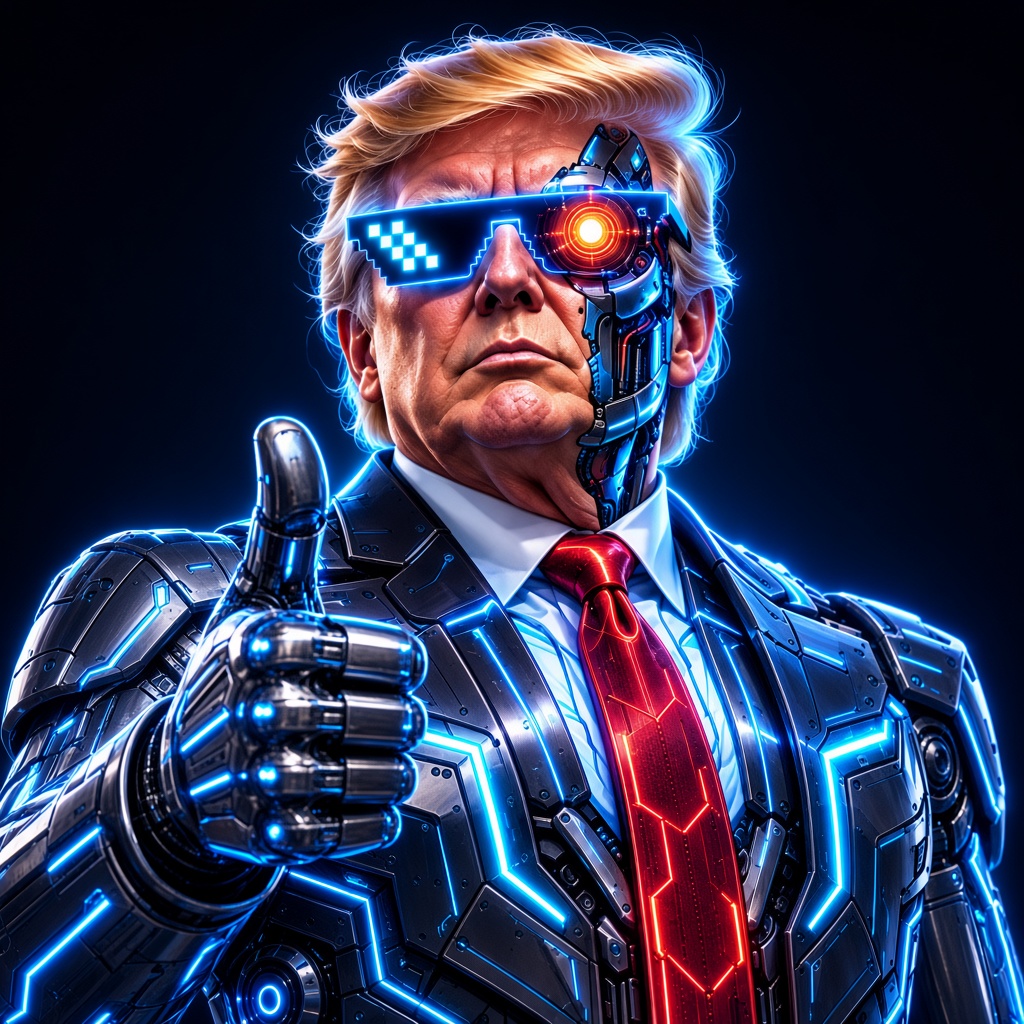 Cyber Trump meme