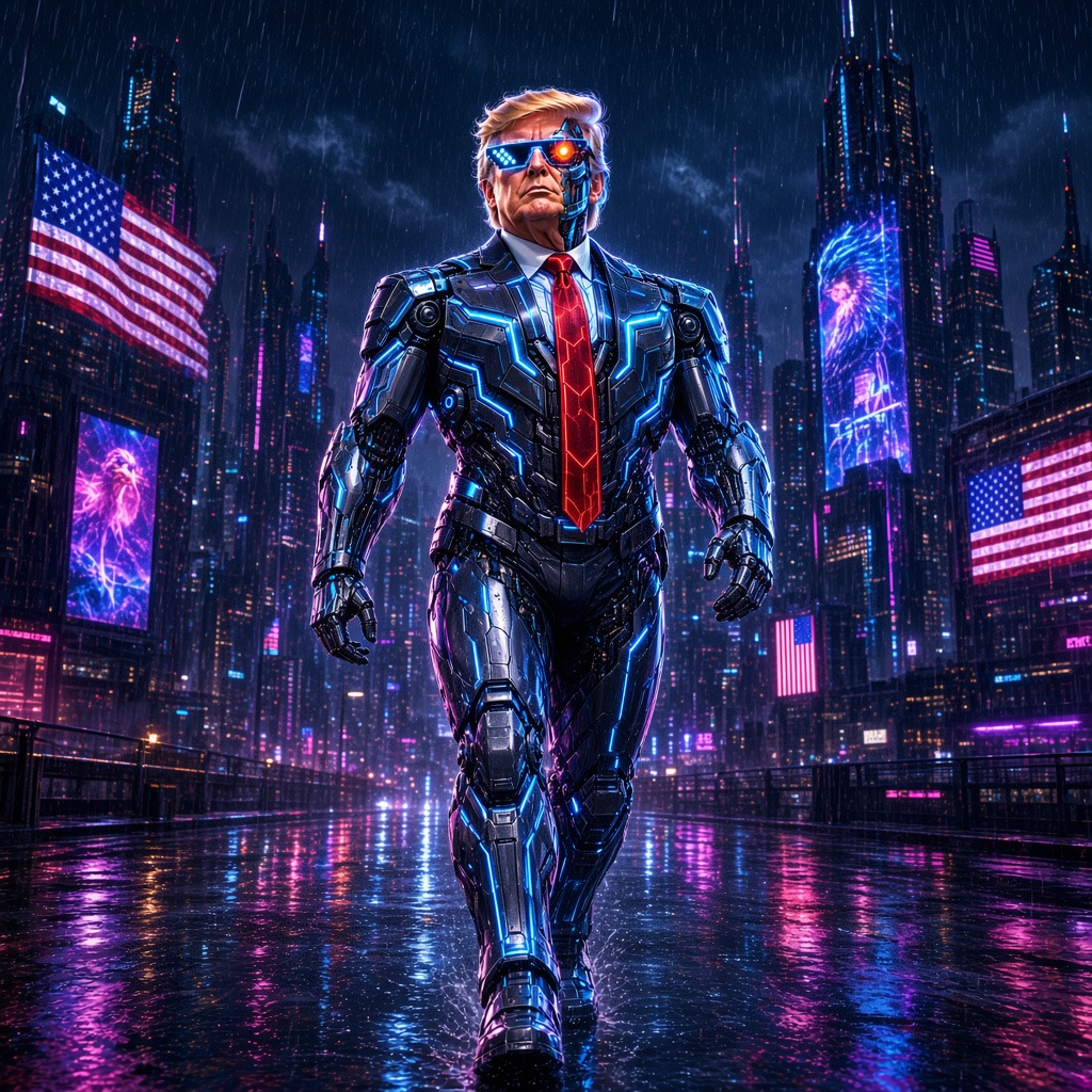 Cyber Trump meme