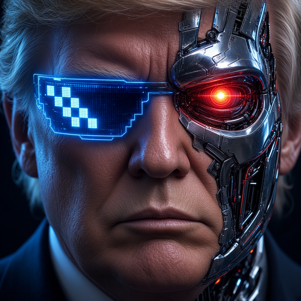 Cyber Trump meme