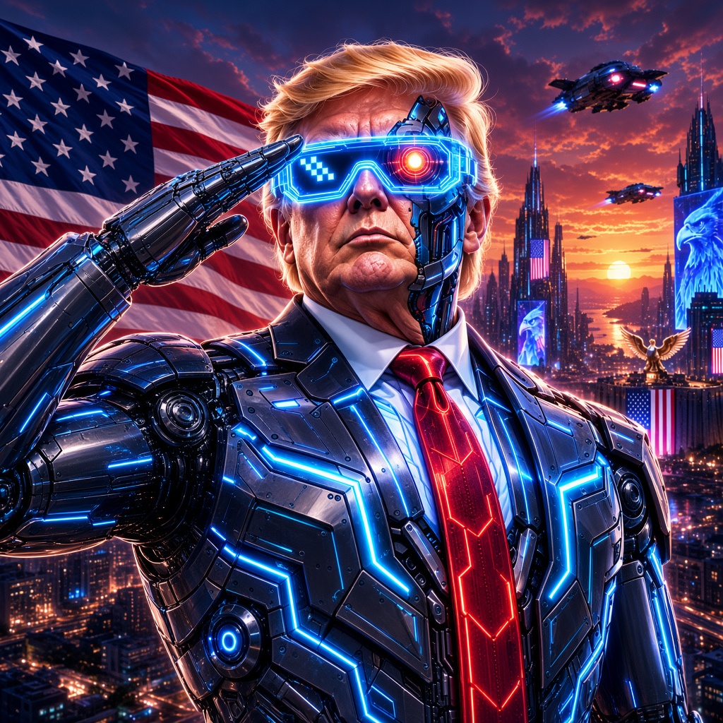 Cyber Trump meme